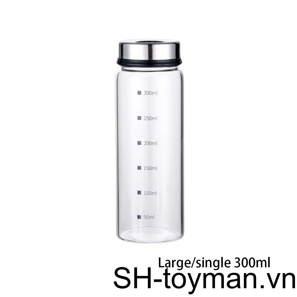 Hũ Đựng Gia Vị Bằng Kính Có Nắp Đậy Tiện Dụng Cho Nhà Bếp / Nhà Hàng / Bbq