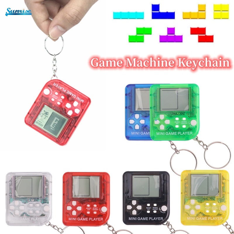 Máy Chơi Game Điện Tử Cầm Tay 26 Trò Chơi Cổ Điển Có Móc Khóa Tiện Lợi