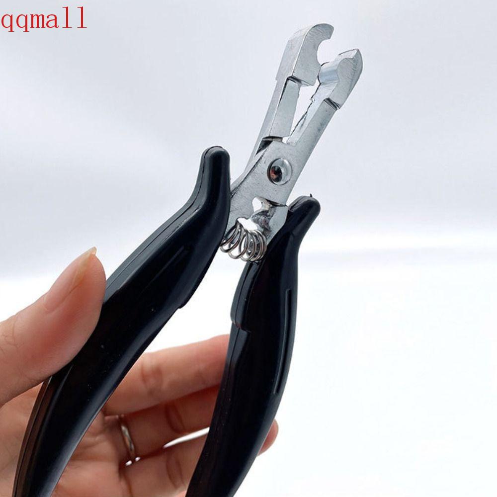 QQMALL Kẹp Tóc Giả Nối Dài Có Tay Cầm Màu Đen Chắc Bền Tiện Lợi Dành Cho Người Mới Bắt Đầu