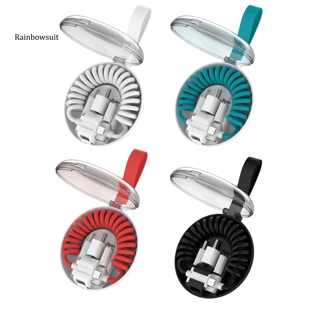 Dây Cáp Dữ Liệu USB 3 Trong 1 Cho Android 8Pin Type-C