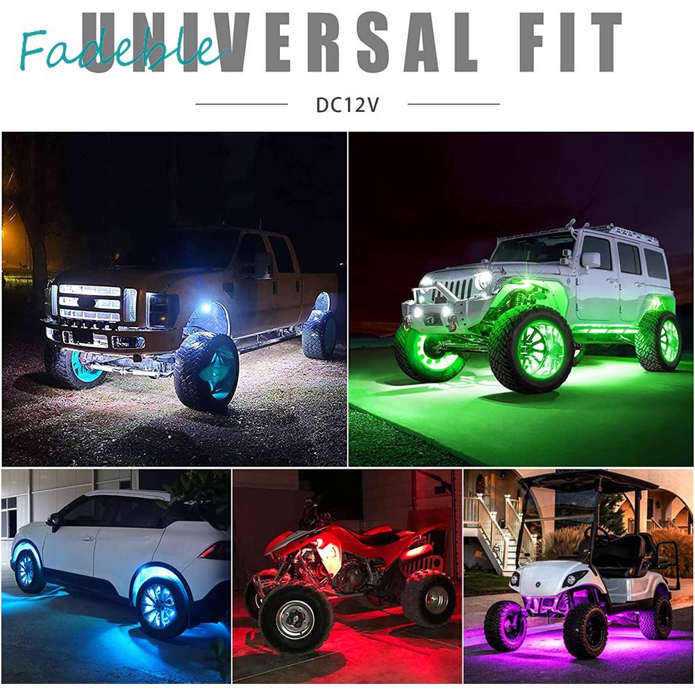 Đèn RGB Điều Khiển Bằng Ứng Dụng Điện Thoại Cho Xe Hơi