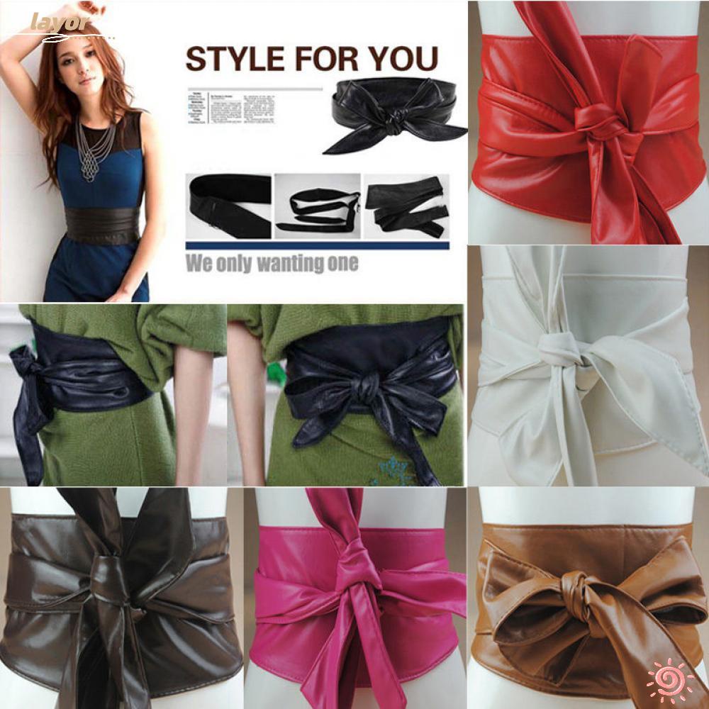 LAY Thắt Lưng Bản Rộng Thời Trang Cho Nữ