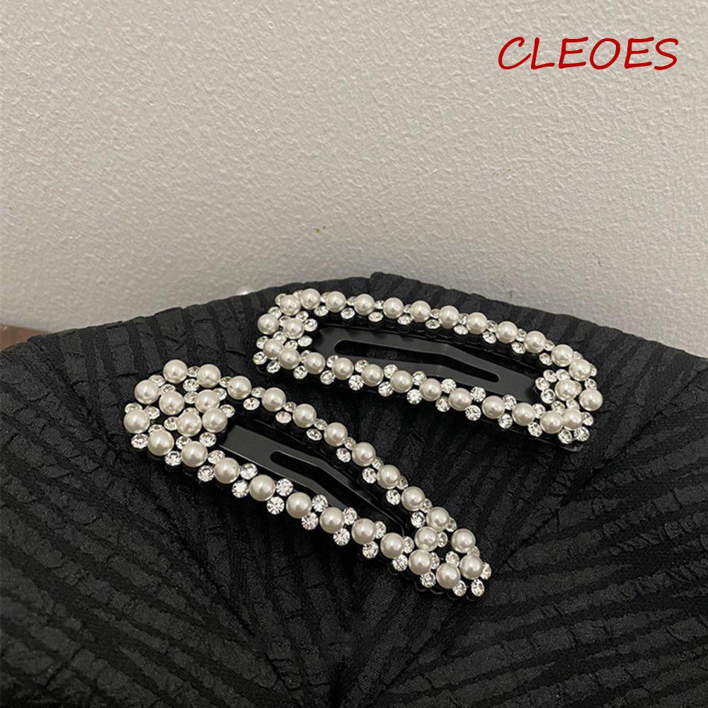 CLEOES Kẹp Tóc Mỏ Vịt Hình Giọt Nước Thời Trang Cho Nữ