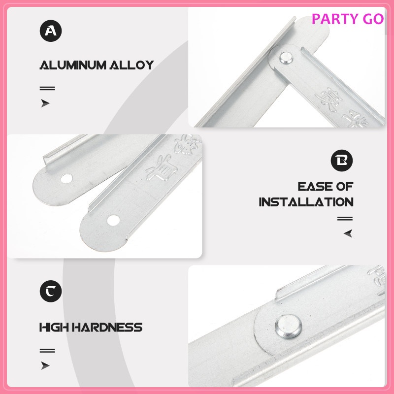 Bộ 2 Bản Lề Gấp Gọn Bằng Hợp Kim Nhôm Siêu Nhẹ Chất Lượng Cao