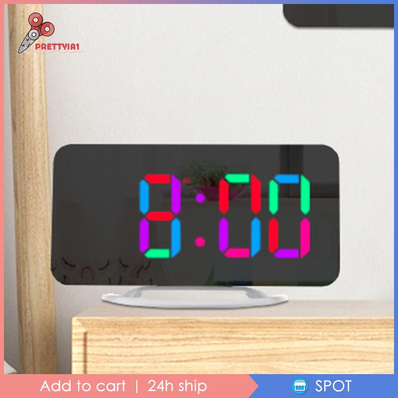 Đồng Hồ Báo Thức Điện Tử Màn Hình LED Kỹ Thuật Số Cỡ Lớn Để Bàn Trang Trí Cho Người Lớn Và Trẻ Em