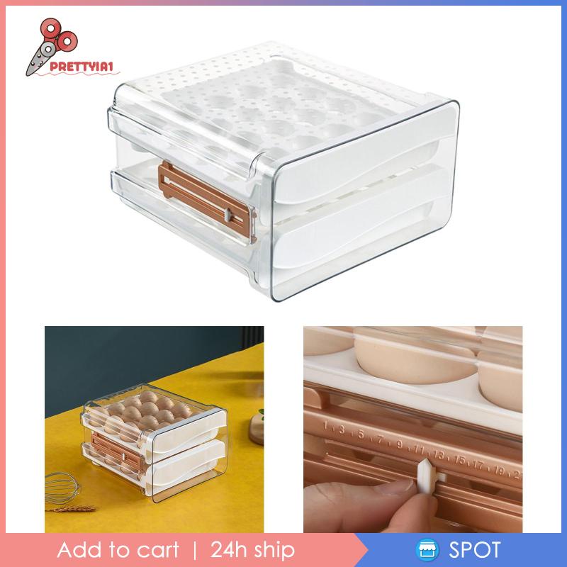 Hộp Đựng Trứng Sức Chứa Lớn Tiện Dụng Cho Tủ Lạnh / Nhà Bếp