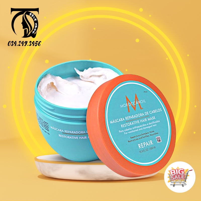 Dầu Hấp Ủ Dưỡng Ẩm Sâu MOROCCANOIL - Hấp Ủ MOROCANOIL 500ML