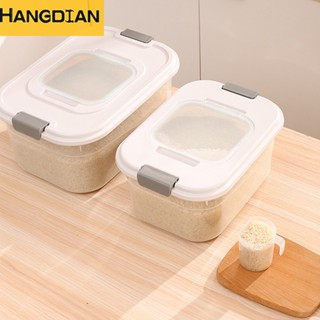Thùng đựng gạo HANGDIAN 20kg chất liệu nano dày dặn chống ẩm chống côn trùng tiện dụng cho nhà bếp