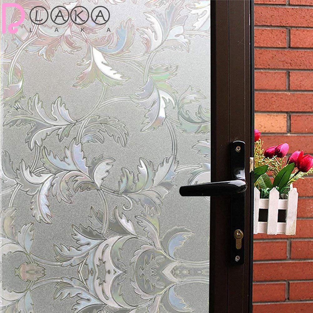 LAKAMIER Phim Dán Cửa Sổ Kính Hình Dreamcatcher 3D Bằng Giấy Nhám Dùng Trang Trí