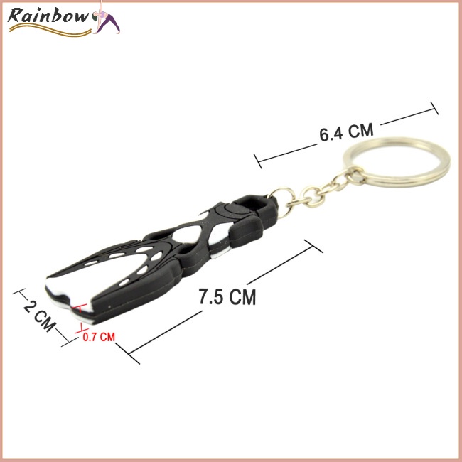 Móc Khóa Hình Vây Cá Lặn Biển Mini