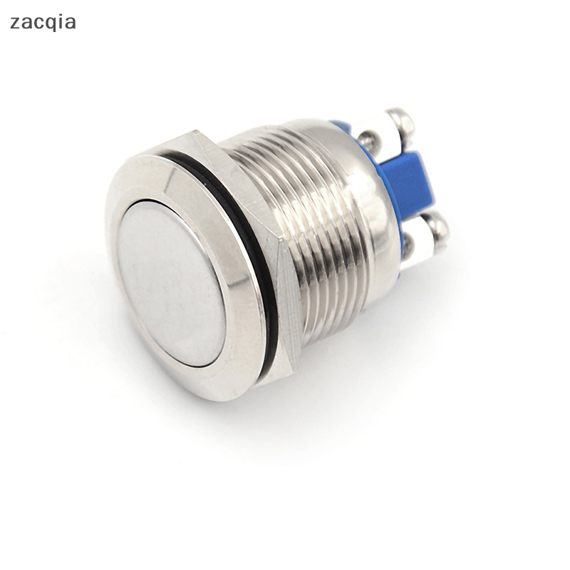 1 Công Tắc Nút Nhấn Bằng Kim Loại Bạc Chống Nước 19mm