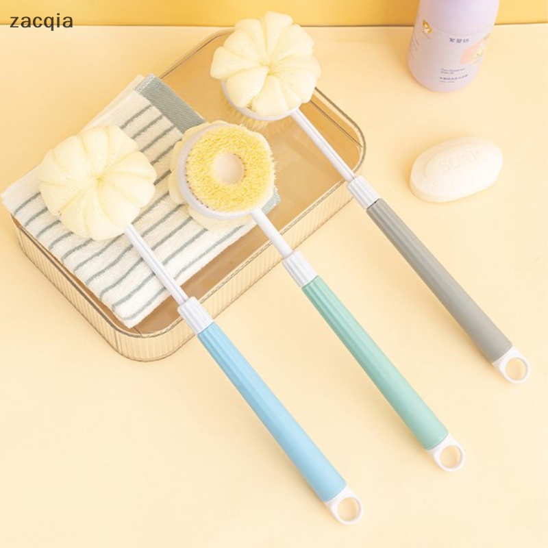Bàn Chải Xốp Chà Lưng Massage Cơ Thể Khi Tắm Có Tay Cầm