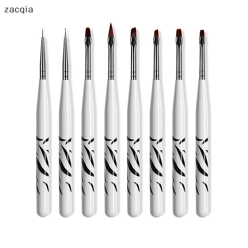 Set 8 Cọ Vẽ Trang Trí Móng Tay 3D DIY Nghệ Thuật