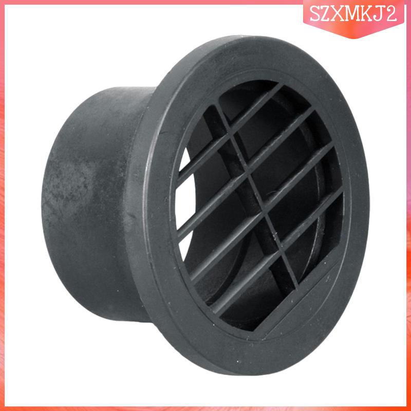 Phụ Kiện Ống Thông Gió Xe Hơi Hình Tròn Màu Đen 75mm Siêu Bền Tiện Dụng