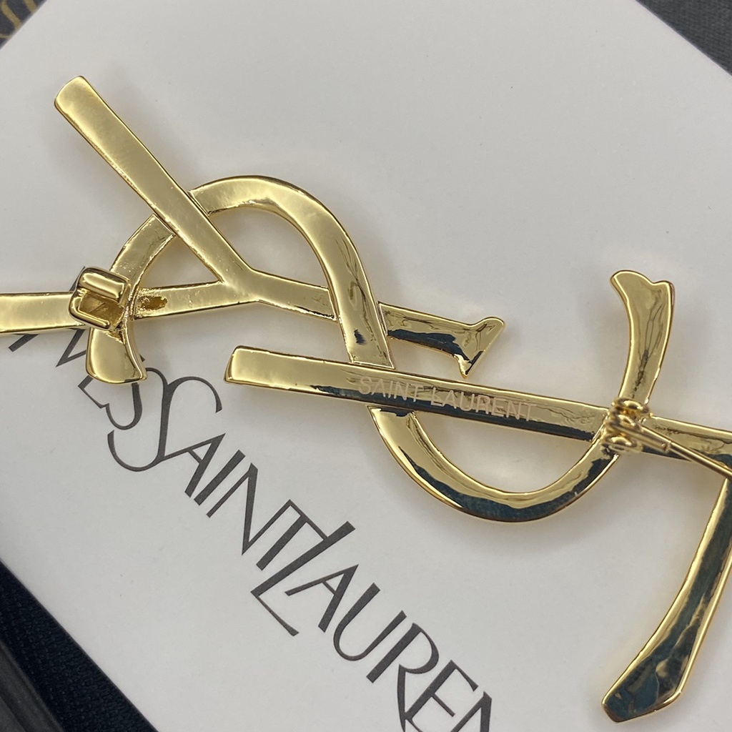 Ysl Ghim Cài Áo Hình Nón Len Thời Trang Cho Nam Nữ
