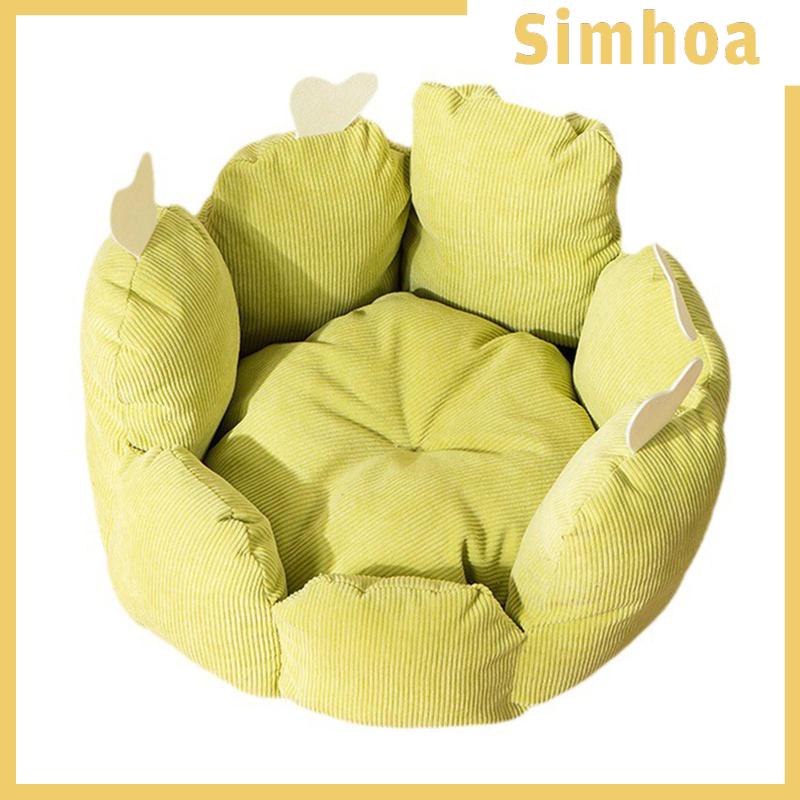 Giường Ngủ Chống Trượt Hình Cánh Hoa Dành Cho Thú Cưng