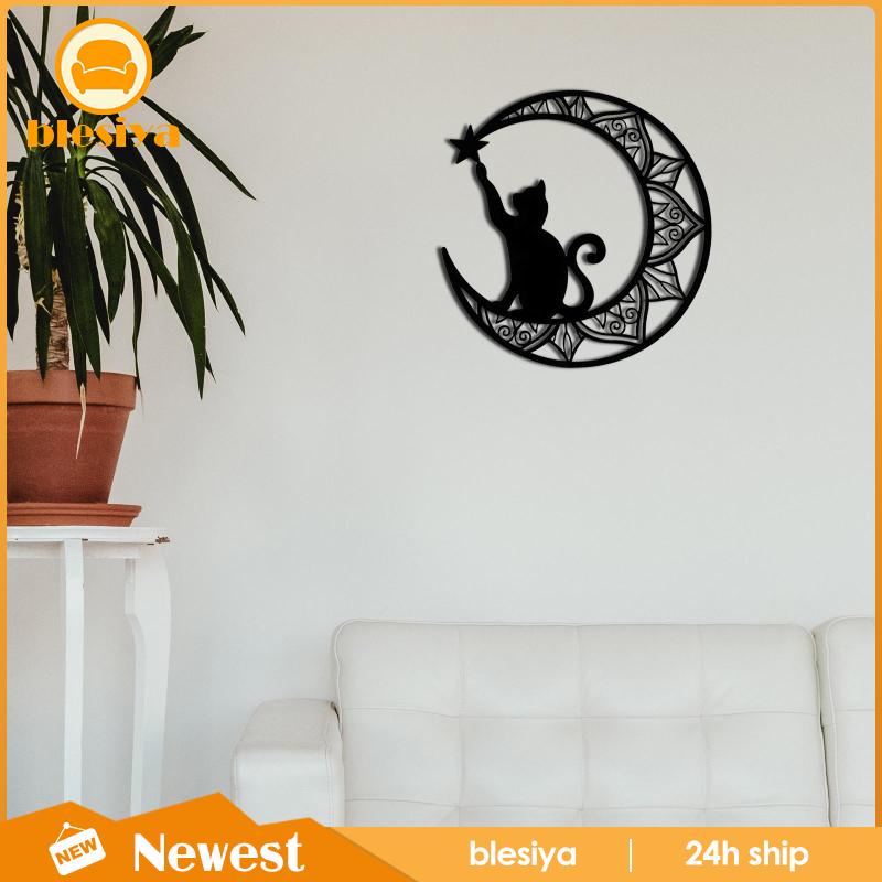 Tranh Treo Tường 33cm Hình Mèo Bằng Silicon Trang Trí Trong Nhà / Ngoài Trời