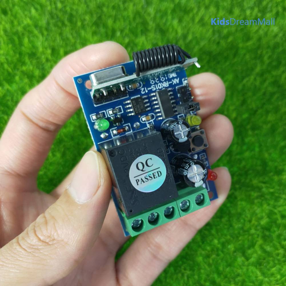 Điều Khiển Từ Xa Không Dây DC 12V 433MHz Cho Cổng Đèn