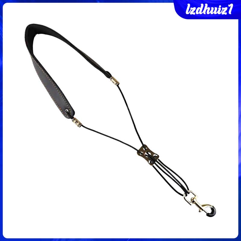Dây Đeo Kèn Saxophone Bằng Da PU Mềm Mại Có Thể Điều Chỉnh Độ Dài