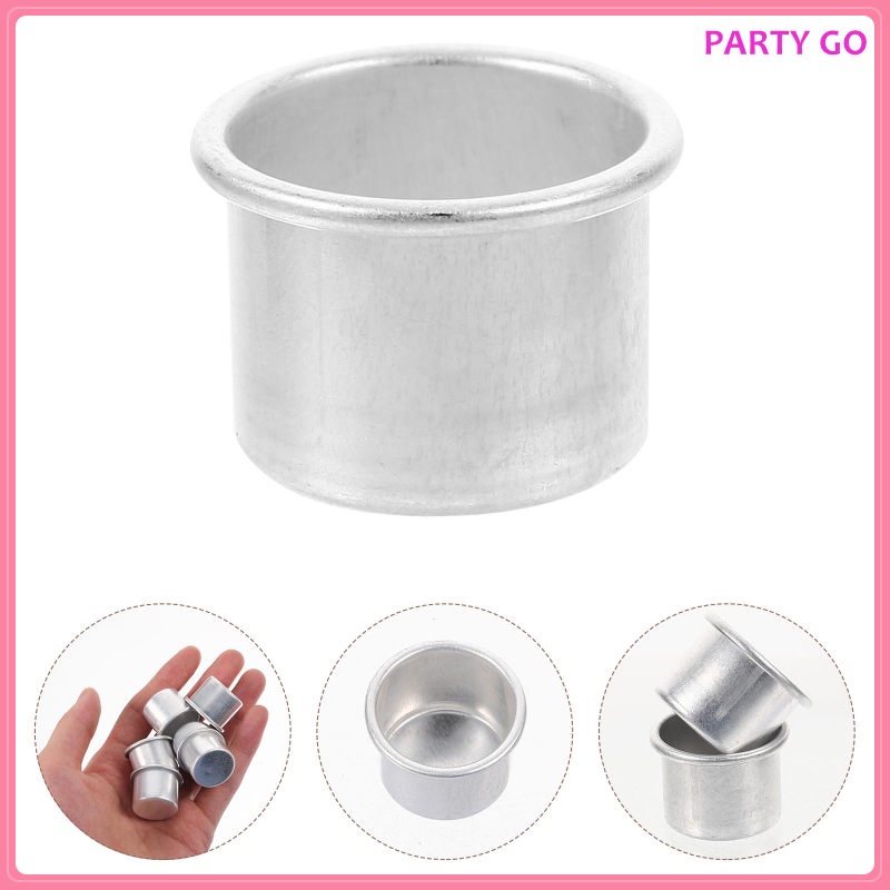 Bộ 50 Đế Nến Bằng Nhôm Phong Cách Giáng Sinh