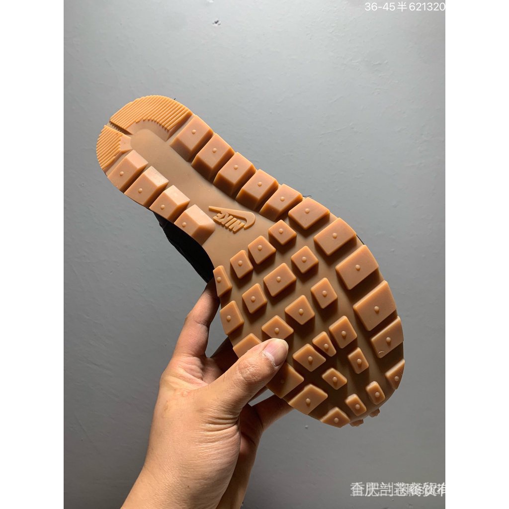 Hàng mới về nike5268 ldwaffle / sacai nam nữ thể thao chạy bộ giày thường màu đen