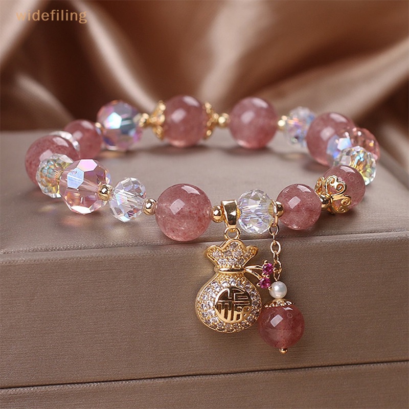 Vòng Tay Co Giãn Đính Hạt Pha Lê Và Túi Tiền Có Thể Điều Chỉnh Kỷ Niệm Cho Nữ