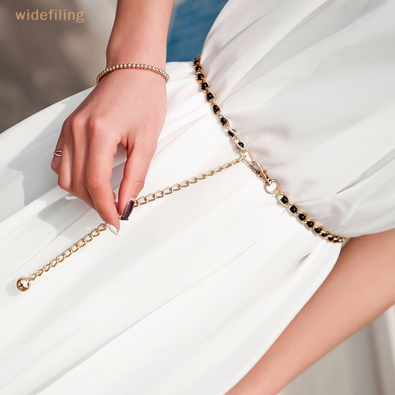 Thắt Lưng Bản Rộng Đính Ngọc Trai Thời Trang Cho Nữ