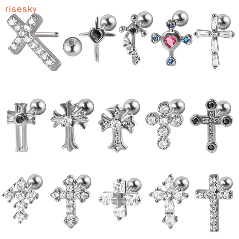 1 Khuyên Tai Xoắn Ốc Đính Đá Zircon Thời Trang Cho Nữ