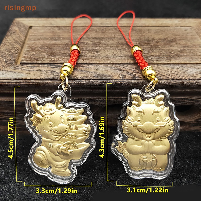 [risingmp] Dây Móc Khóa Điện Thoại / Máy Ảnh Hình Rồng Hoạt Hình Năm 2024