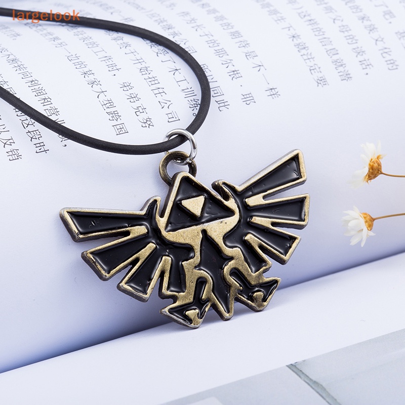 Vòng Cổ Choker Dây Da Mặt Biểu Tượng The Legend of Zeldas Phong Cách Cổ Điển Dành Cho Nam Nữ