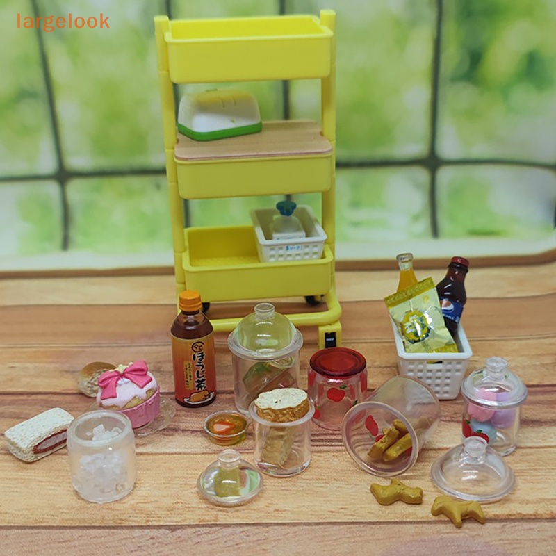 Mô Hình Hũ Bánh Quy / Kẹo / Thức Ăn Mini Bằng Silicone Cho Nhà Búp Bê