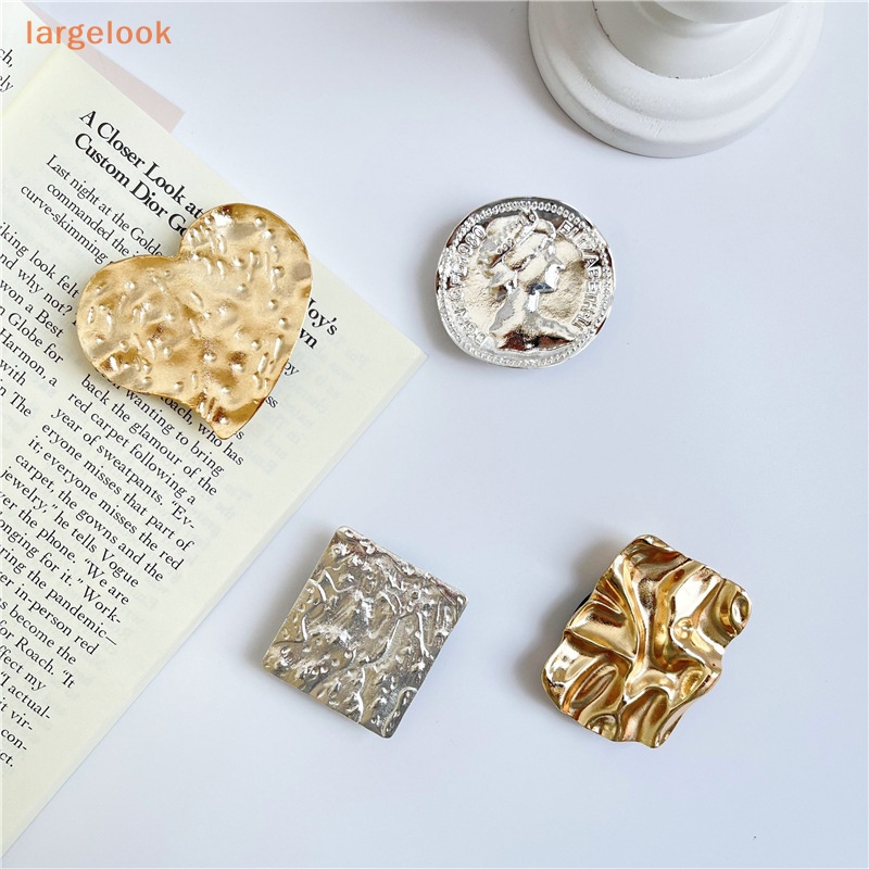 [Lớnlook] Nhẫn Điện Thoại Di Động Bằng Kim Loại Epoxy Resin Sáng Tạo Có Thể Gập Lại
