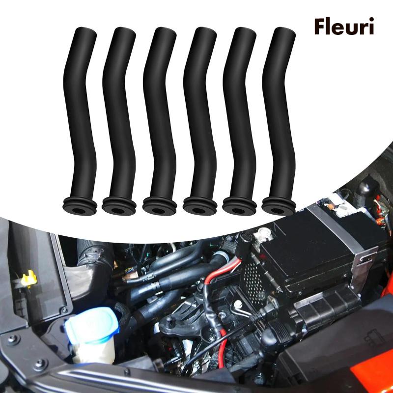 Set 6 Ống Hút Chân Không Thay Thế Cho Máy Hút Bụi 596163 Ống Hút Chân Không Màu Đen Chuyên Nghiệp Dễ Lắp Đặt Cho Xe Hơi