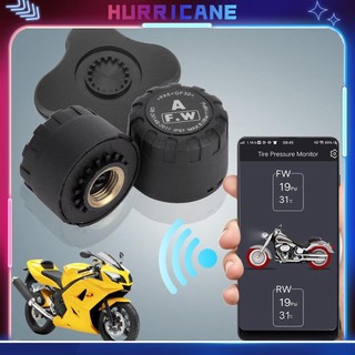 2 chiếc cảm biến áp suất lốp xe máy bluetooth tpms -giám sát áp suất lốp bên ngoài trong cảm biến ip67