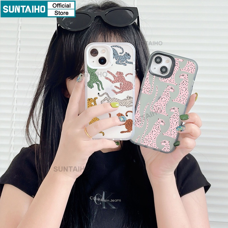 Suntaiho Ốp lưng ốp iphone Ốp Điện Thoại Silicon Mềm Trong Suốt Chống Trượt In Họa Tiết Cho IPhone 14 Pro Max 11 Pro Max 12 12pro Max 13 Promax 7 8 Plus X Xs Xsmax