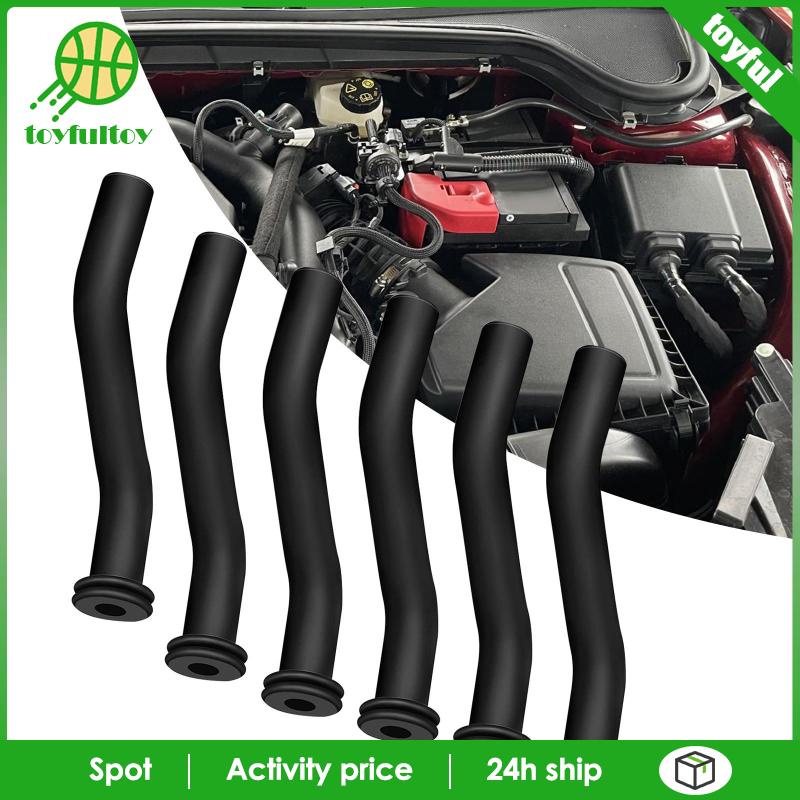 Set 6 Ống Hút Chân Không Thay Thế Cho Máy Hút Bụi 596163 Ống Hút Chân Không Màu Đen Chuyên Nghiệp Dễ Lắp Đặt Cho Xe Hơi