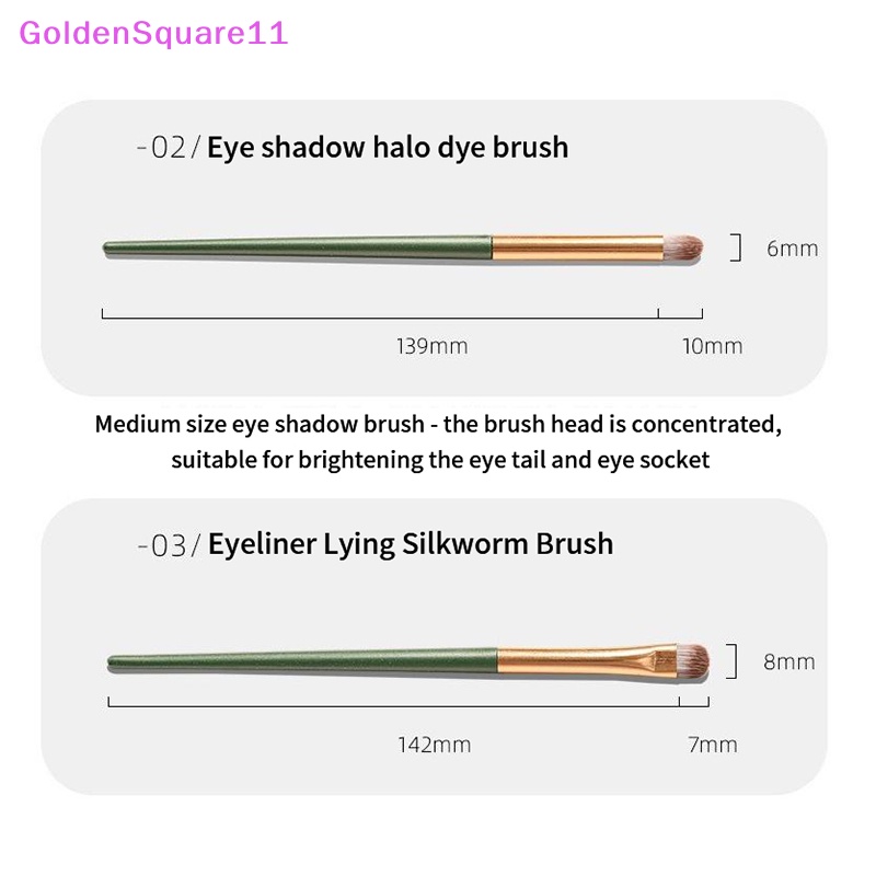 Set 3 Cọ Trang Điểm Phấn Mắt Mềm Mại Tiện Dụng