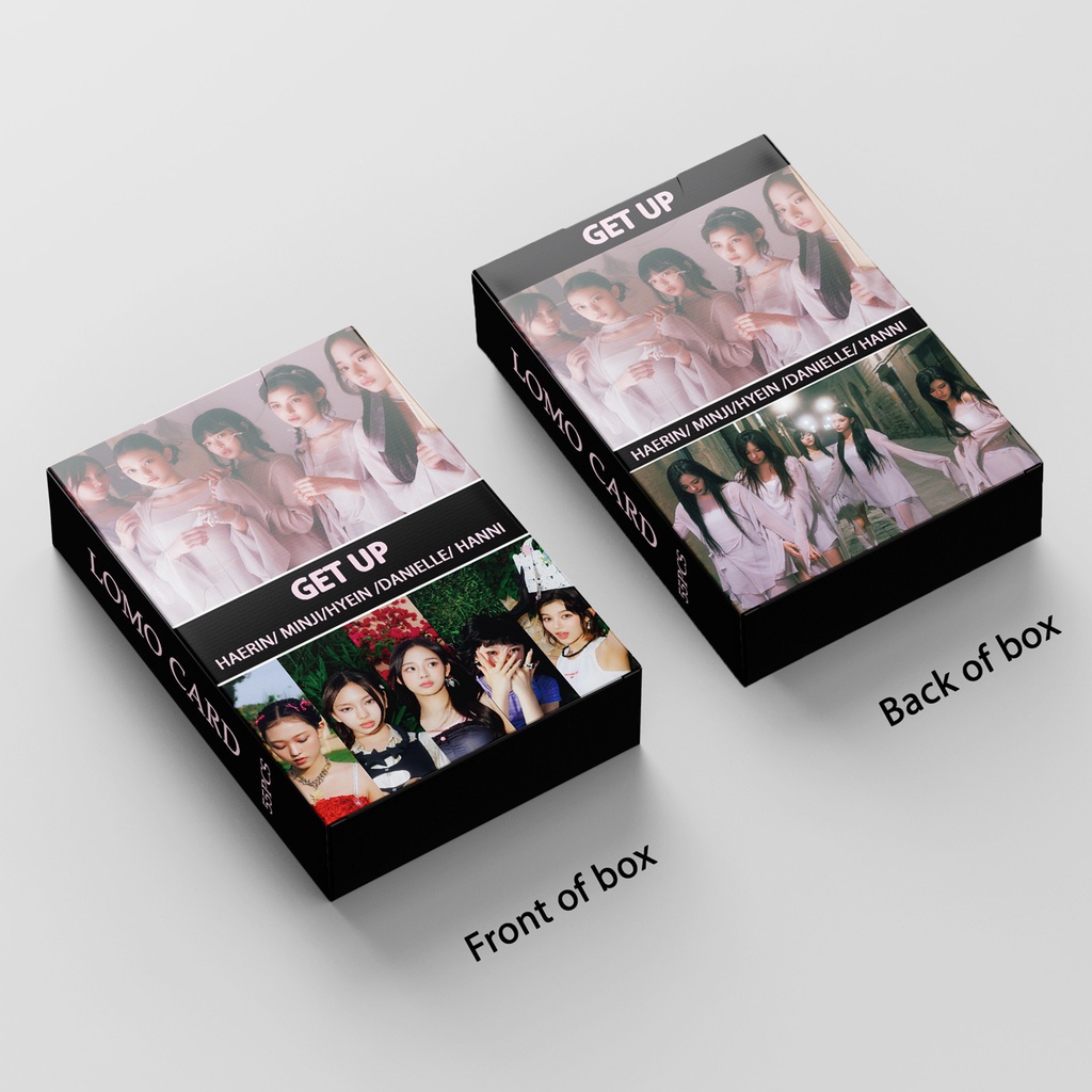 Hộp 55 Ảnh Thẻ LOMO Các Thành Viên Nhóm Nhạc KPOP MINJI HAERIN Da Elle