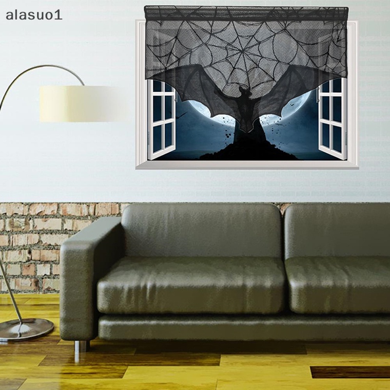 [Alasuo] Khăn Trải Bàn Lưới Nhện Đen Trang Trí Halloween [VN] Cho Bữa Tiệc Kinh Dị [VN]