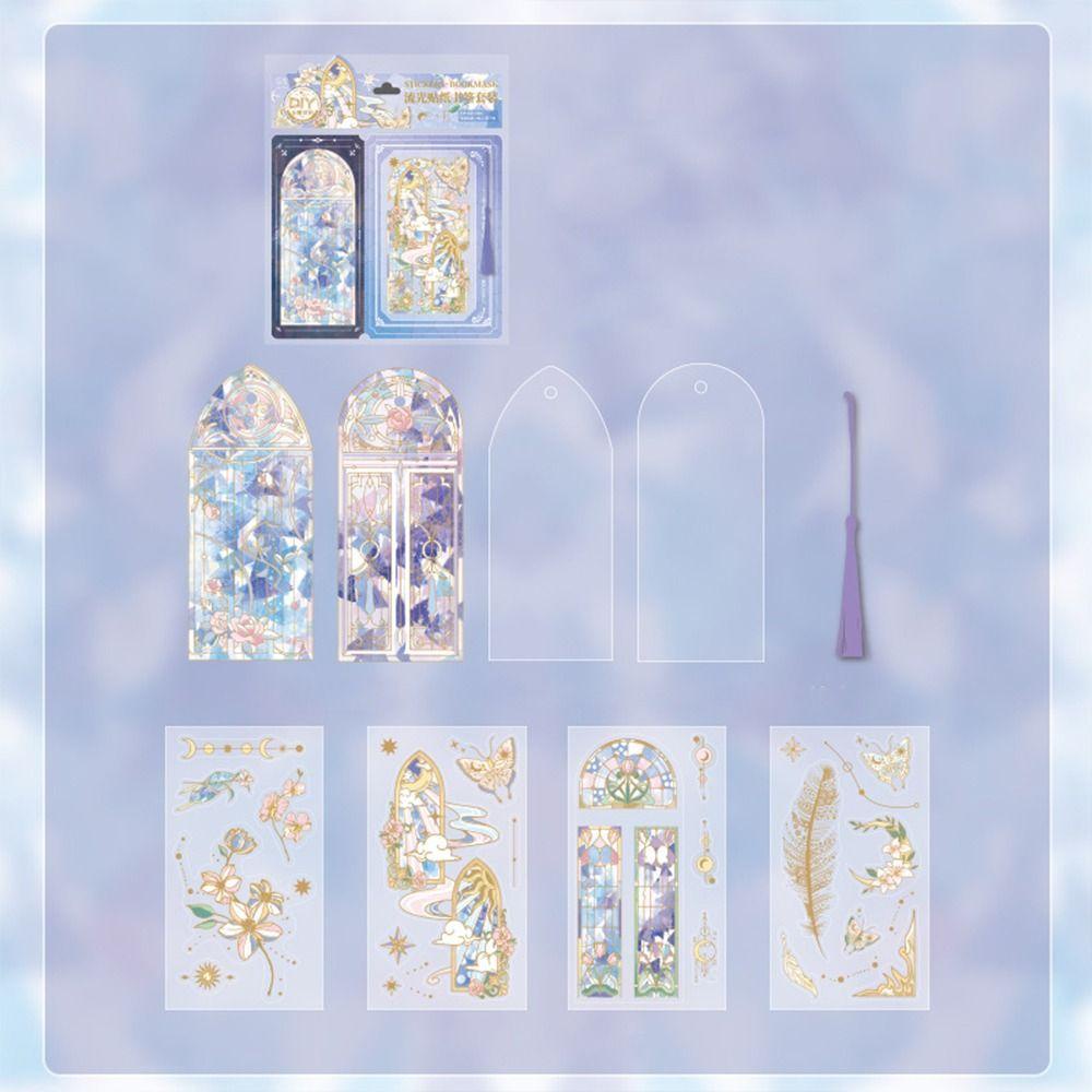 LLOYD Miếng Dán Đánh Dấu Sách Họa Tiết Hoạt Hình Đáng Yêu Sáng Tạo