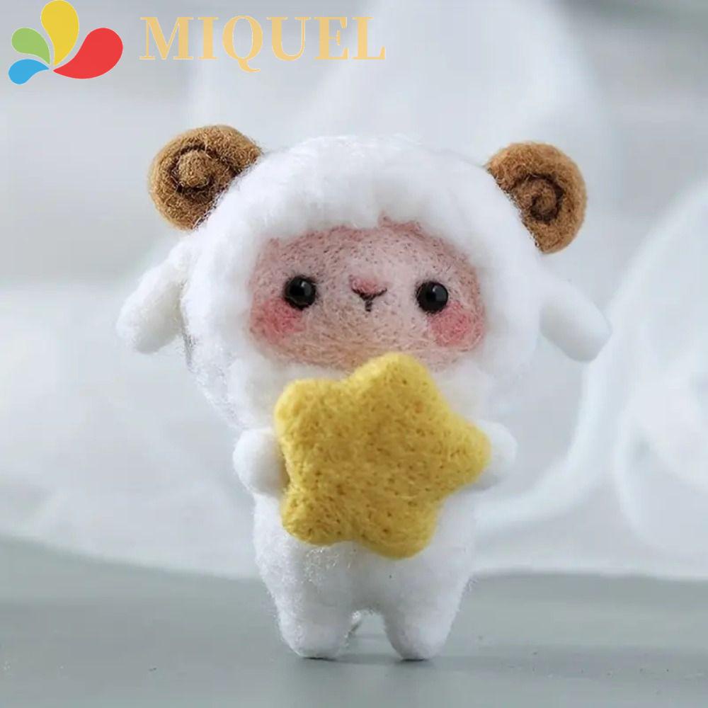 MIQUEL Cừu Nhồi Bông Bằng Len Dùng Làm Búp Bê Diy