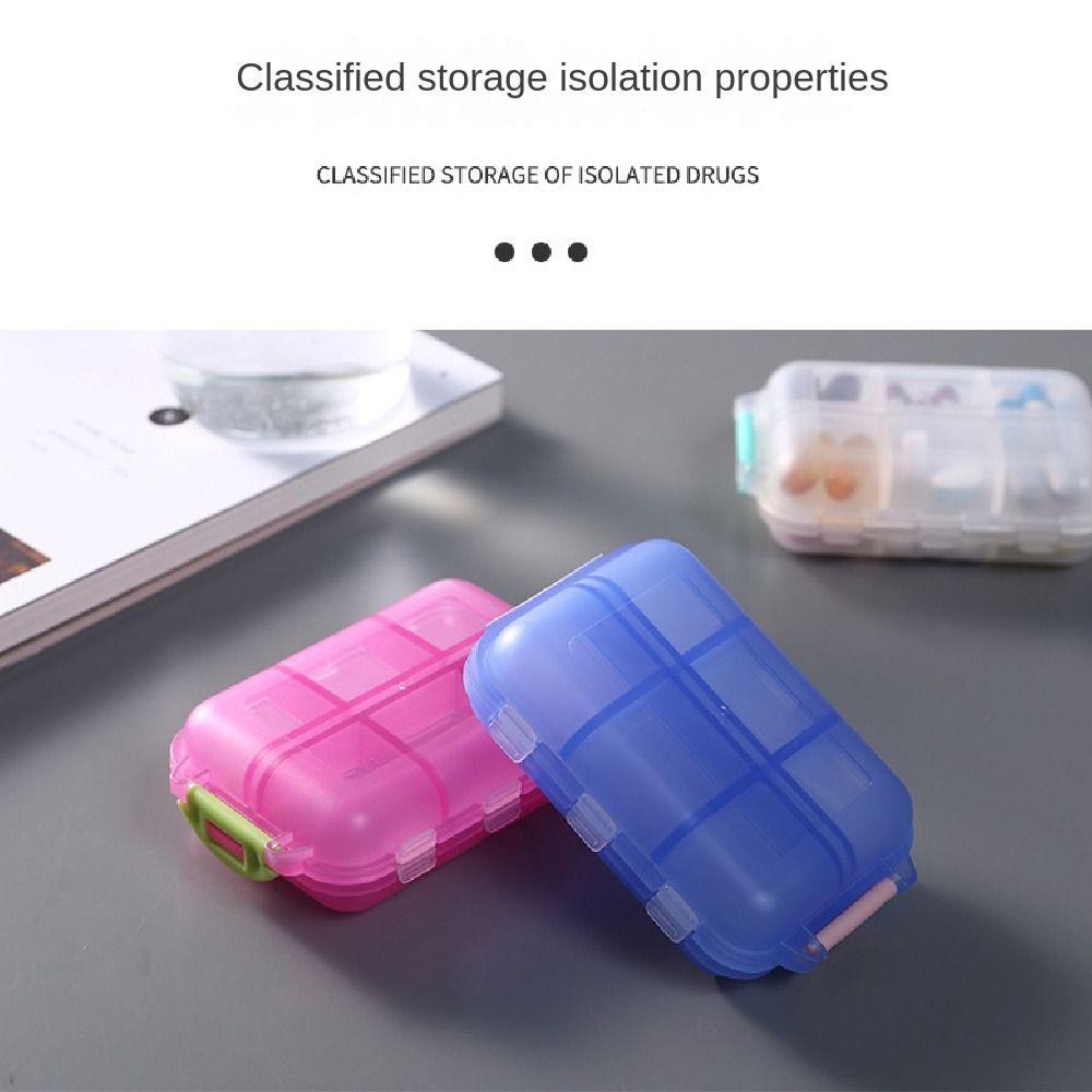 SOFTNESS Set 2 Hộp Đựng Thuốc 12 Ngăn Bằng Nhựa Hai Tầng Có Thể Gấp Gọn Dùng Khi Đi Du Lịch