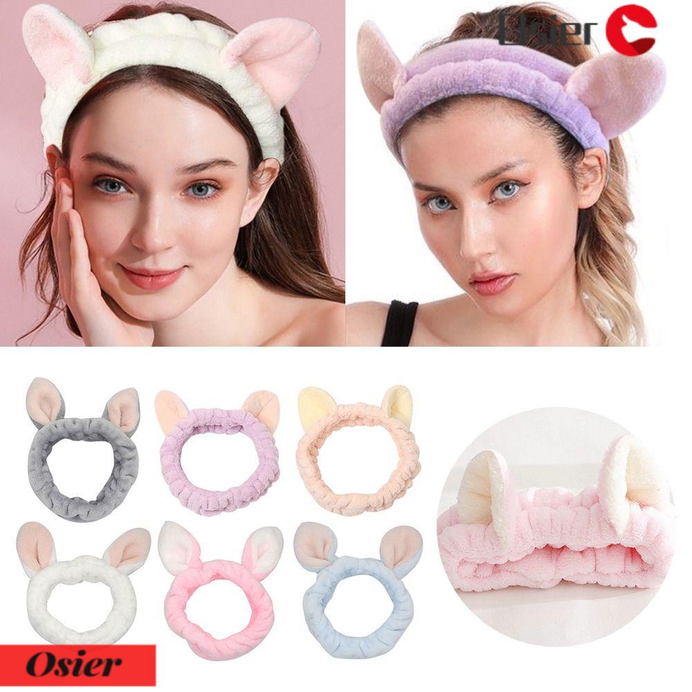 OSIER1 Băng Đô Tai Mèo Lông Mềm Mại Cho Nữ