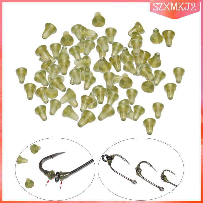 Set 100 / 100 Nút Chặn Mồi Câu Cá Chuyên Dụng