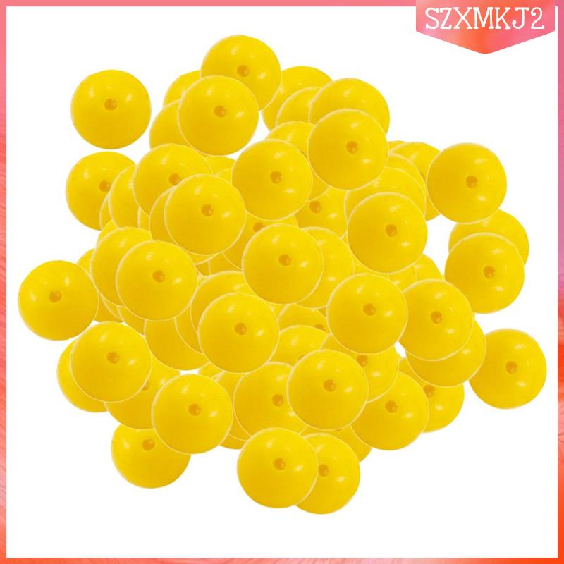 Set 100 Mồi Câu Cá Mềm Hình Hạt Bắp Màu Vàng