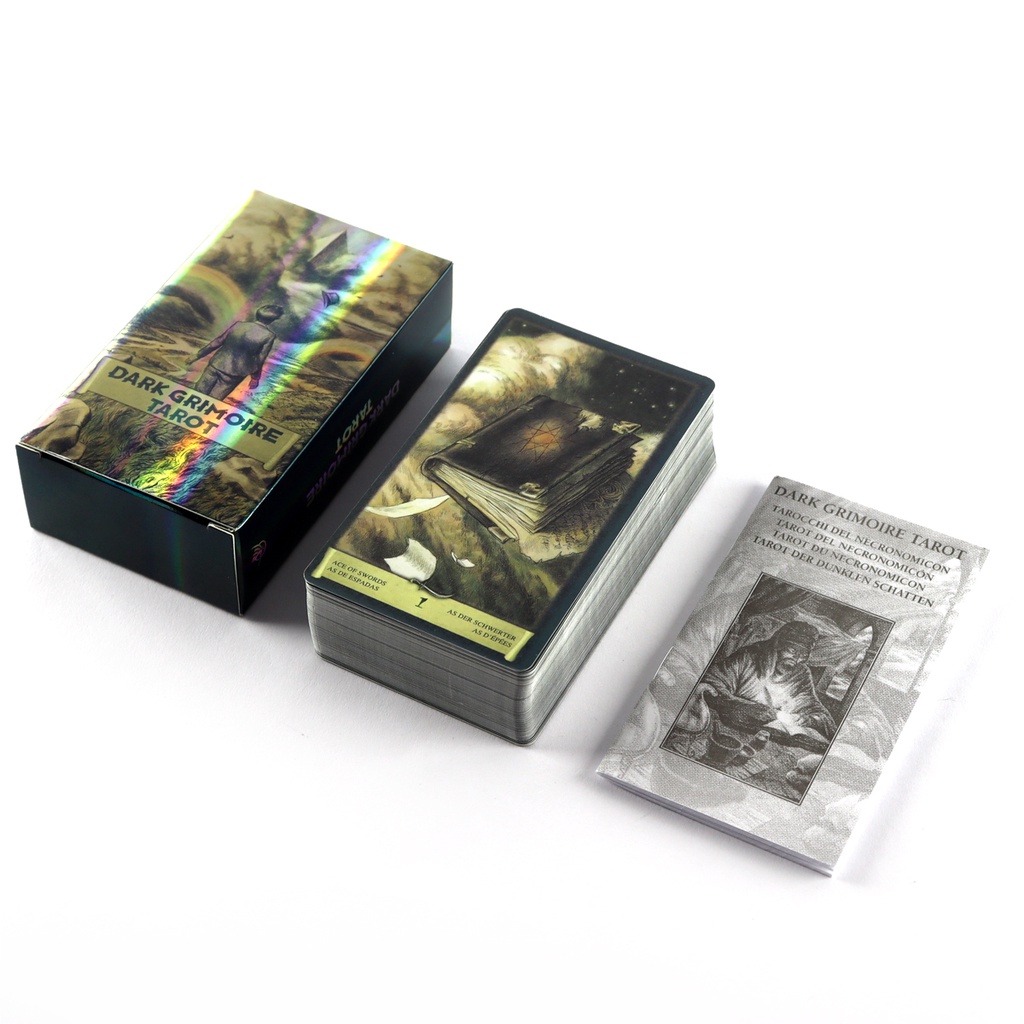 Bộ Bài tarot dark grimoire 78 Lá Chất Lượng Cao