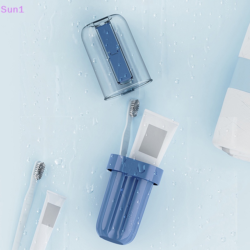 Giá Đỡ Bàn Chải Đánh Răng 3 Trong 1 Tiện Lợi Khi Đi Du Lịch