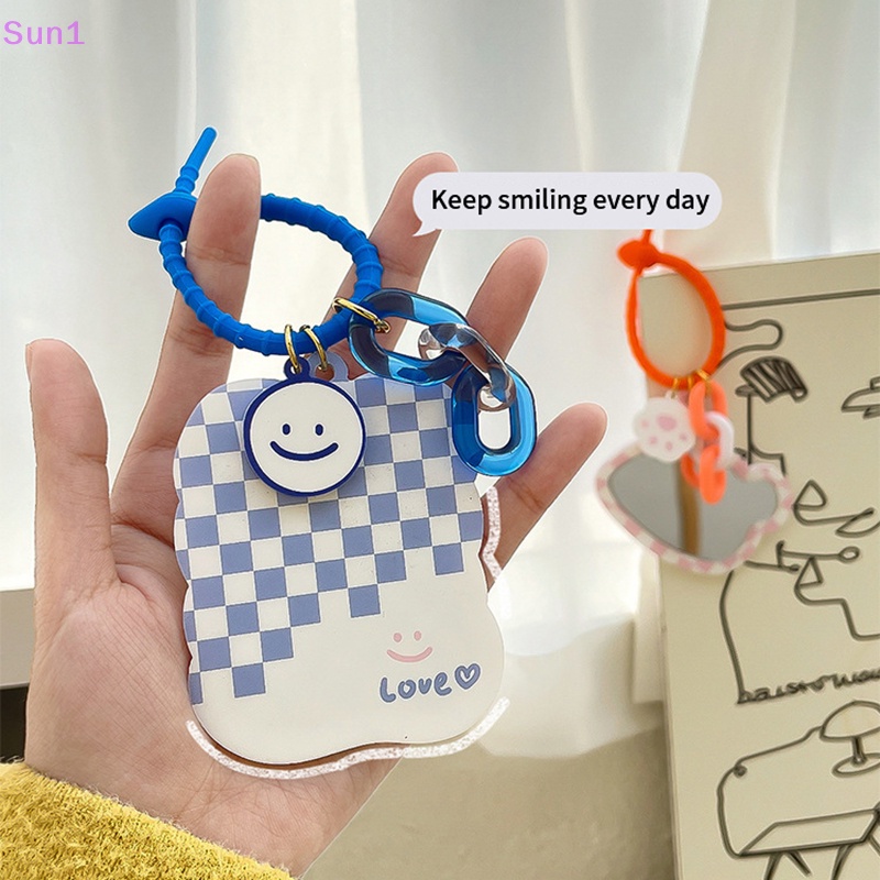 Sun1 &gt; Gương Móc Chìa Khóa Hình Người Ngoài Hành Tinh Hoạt Hình Nhỏ Gọn Để Bàn Trang Trí Phòng Ngủ