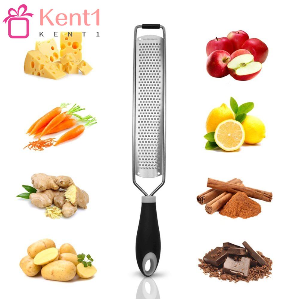 KENT1 Dụng Cụ Bào Phô Mai / Chanh / Gừng Bằng Thép Không Gỉ Nặng Cho Nhà Bếp