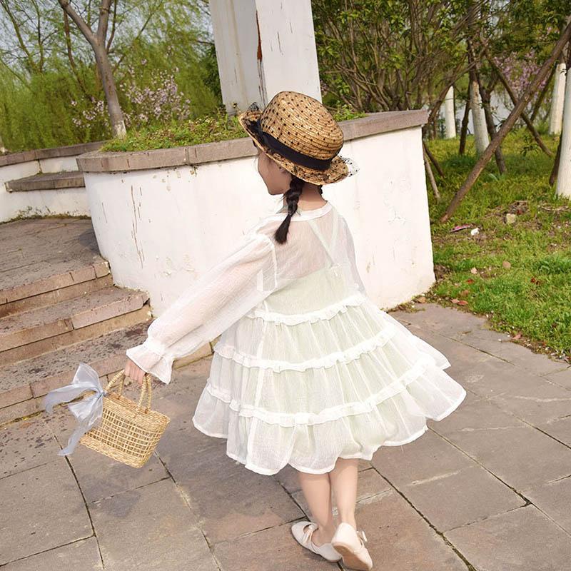 Áo Khoác Chống Nắng Mỏng Nhẹ Thời Trang Mùa Hè Xinh Xắn Cho Bé Gái